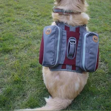 Сумка для питомцев собак Съемная открытая портативная дышащая многофункциональная Взрывозащищенная нагрудная сумка-рюкзак