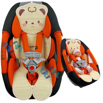 

5-point Baby Stroller Mat Baby Umbrella Car Mat Dining Chair Bamboo Child Seat