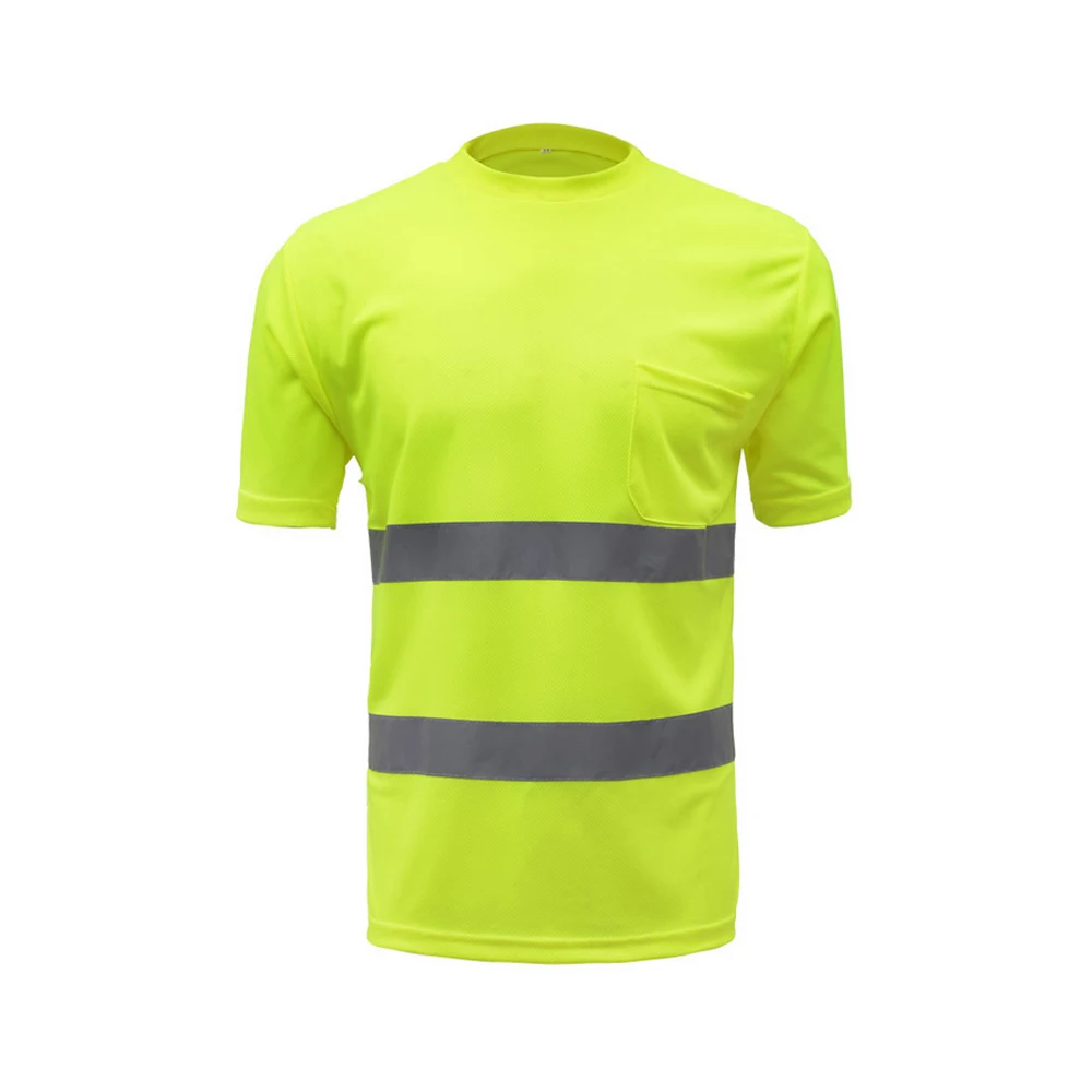 

Visibility Reflective Safety Work Shirt Reflective Vest Breathable Work Clothes Security Reflective T-shirt Working Clothes
