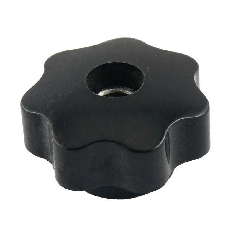 M10 10mm Dia Thread Black Plastic Star Head Clamping Knob Grip | Компьютеры и офис