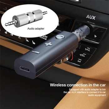 

Bluetooth Transmitter Bluetooth 5.0 Wireless Transmitter Adapter 3.5mm AUX Stereo Jack For Headphone Speaker Bluetooth