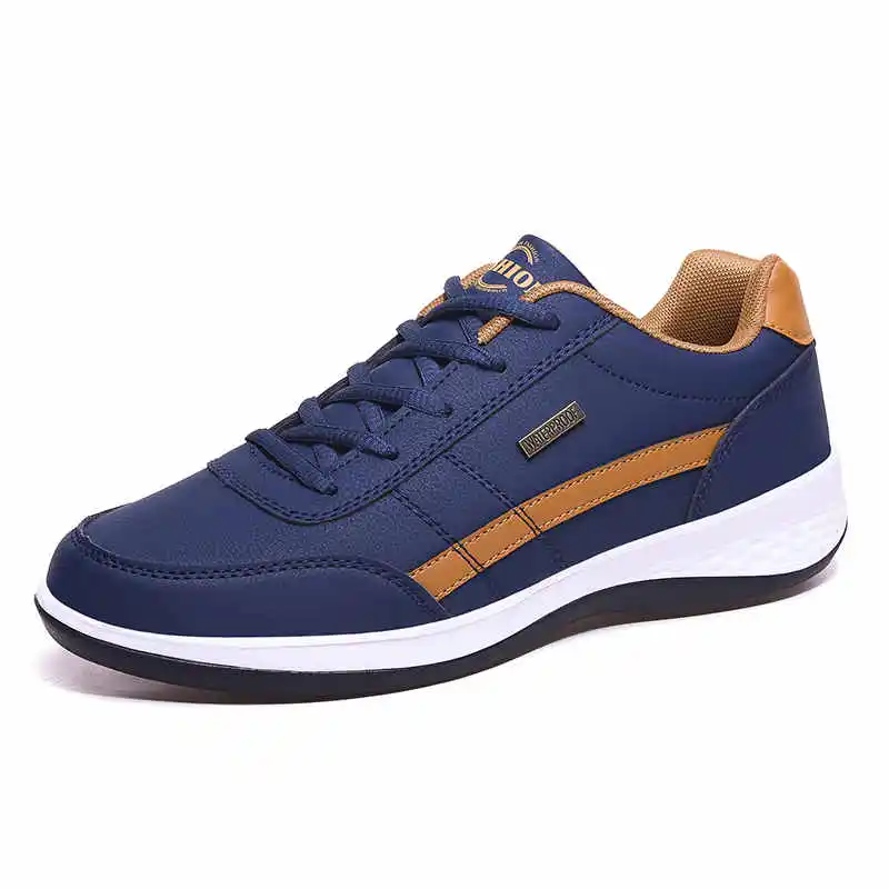 WWKK/Новинка; легкая дышащая обувь для бадминтона для мужчин; спортивная обувь на шнуровке; мужской тренировочный спортивный костюм; нескользящие теннисные кроссовки - Цвет: Синий