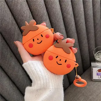 

Cute Fruit Protector For AirPods Pro 3 Case Wireless Bluetooth Earphone Charging Cases Silicone Cover TPU Silicone Earbuds Shell