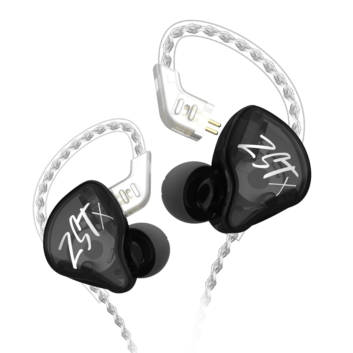 KBEAR CX01 – Cavo Per Auricolari IEM USB-C 2 Metri – 2 Pin – Con Microfono – Per KZ ZST, ZSN PRO X, EDX PRO, CCA CRA - 3