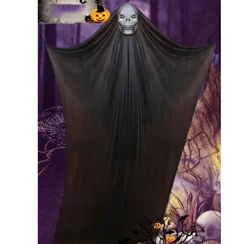 

Halloween Skull Skeleton Ghost Hanging Decor Terrible Scary Ghost Gauze for Trees Eaves Wall Porch Veranda Shocking Bar Prop Dec