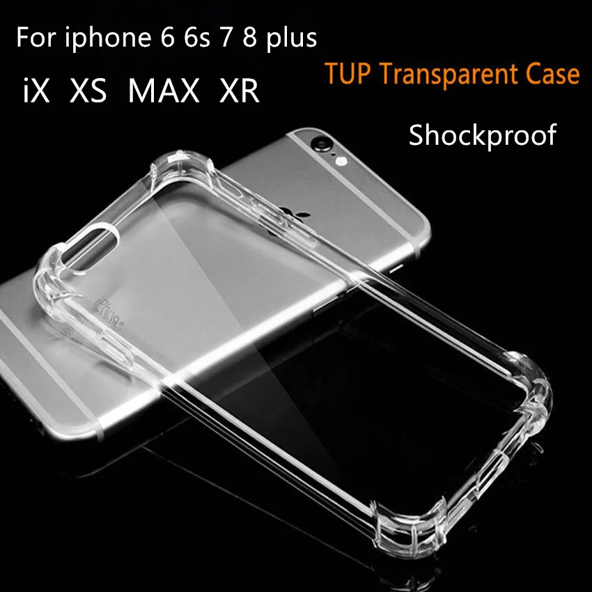 Ультратонкий прозрачный ТПУ силиконовый мягкий чехол для iPhone 11 pro max 6 7 8 Plus X XS MAX противоударный чехол