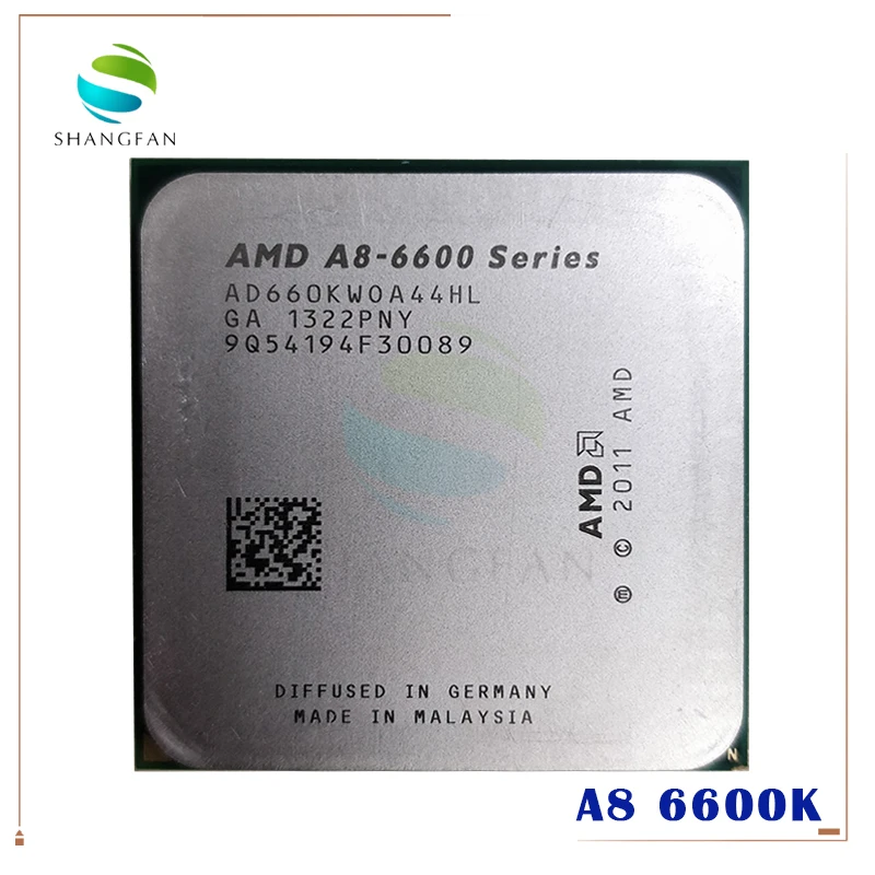 AMD A8 Series A8 6600 A8 6600K 3.9GHz Quad Core CPU Processor 