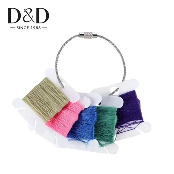 

5Pcs Stainless Steel Bobbins Ring Thread Bobbins Storage Holder Cross Stitch Embroidery Floss Craft DIY Sewing Tools