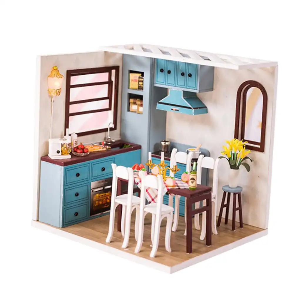 dollhouse miniature kitchen