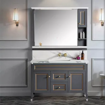 

Package mail toilet wash gargle Taipei the sink basin integrated ark combination of contemporary and contracted solid wood bathr