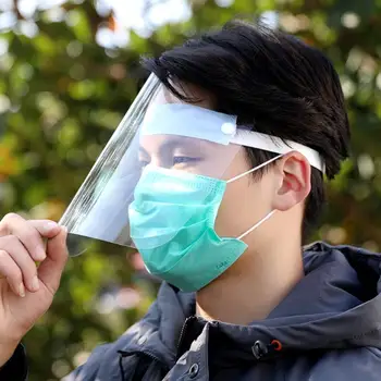 

Transparent Dust-proof Anti Splash Protect Full Face Covering Mask Visor Shield Stop the Flying Spit Anti Droplet