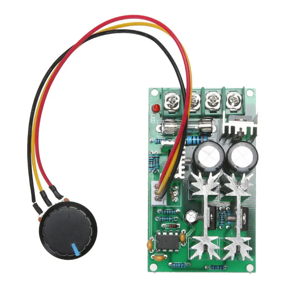 

PWM Fan Motor Speed Controller Module 1200W 20A DC 12V/24V/36V/48V/60V 25KHZ VJ-Drop