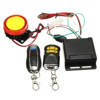

Universal Motorcycle Scooter Anti-Theft Security Alarm System Remote Control