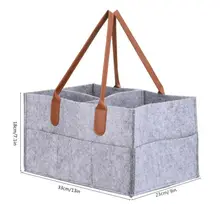38 см x 27 см x 18 см Новые складные серые детские пеленки Caddy детские салфетки сумка-Органайзер портативный контейнер для хранения подгузников