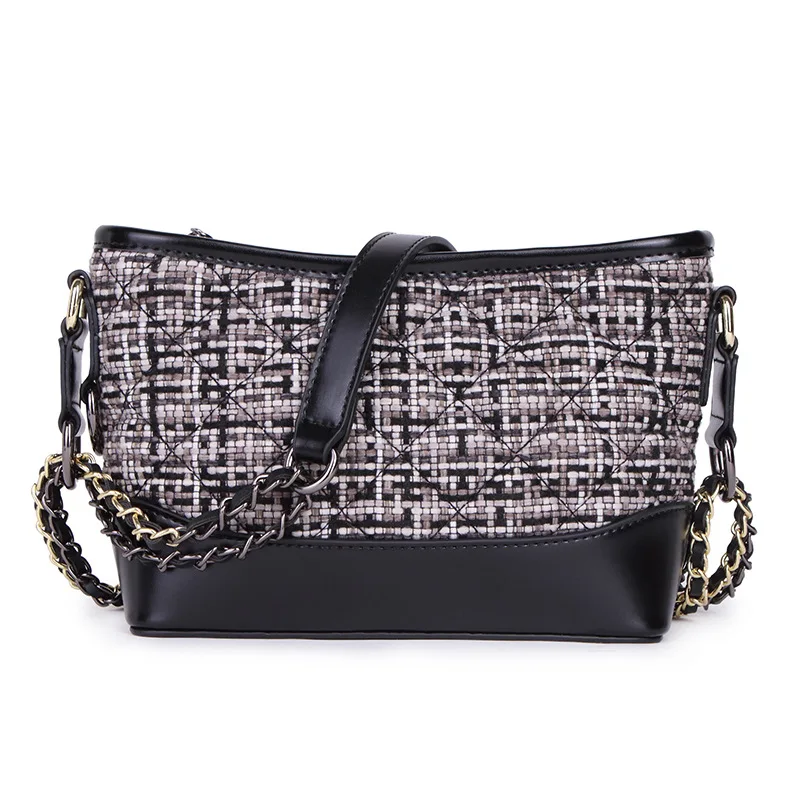 

2020 Summer Fashion New Female Stray Bag Woolen Cloth Women's Designer Purses And Handbags Ladies Chain Shoulder Crossbody Bag
