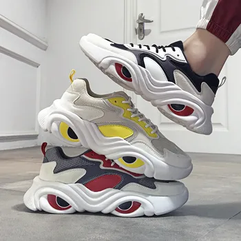 

Men's sports shoes breathable casual shoes Krasovki Mocassin Basket comfortable and lightweight outdoor running shoes plus size