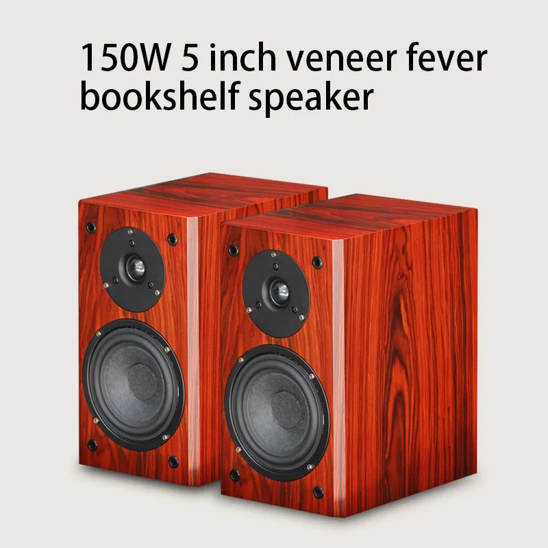 150w 4 Ohm 5 Inch Rosewood Veneer Speaker Fever Hifisq528 Bookshelf