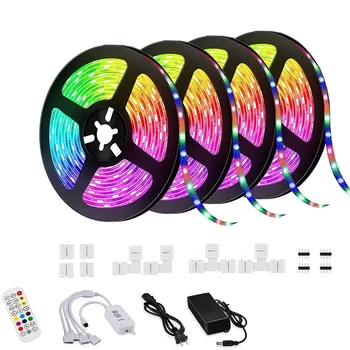 

LED Bar Light, RGB Bar Light Music Synchronization, Application Control with Remote Control, RGB, C-20M US Plug