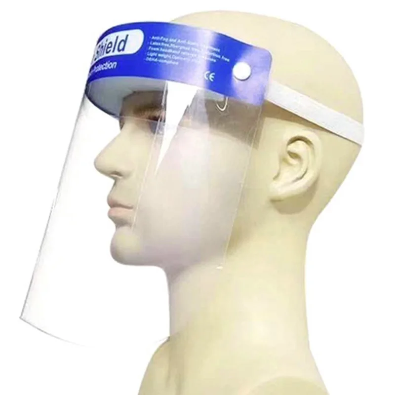 

20Pcs Dust-Proof Full Face Cover Mask Visor Shield Windproof Face Shield Protective Face Shield