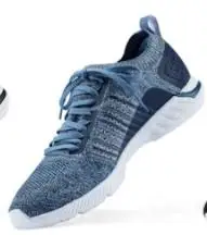 Xiaomi mijia 90 очков кроссовки вязаная обувь легкие мягкие стельки вразлёт, плетение дышащая Спортивная Ультралегкая обувь для фитнеса - Цвет: blue 42