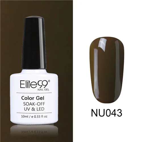 Elite99 Радужный гель для ногтей с блёстками лак Soak Off UV светодиодный голограмма лак для ногтей 10 мл голографический эффект лак для ногтей - Цвет: 043