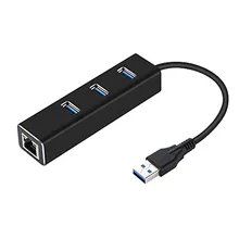 Adaptateur de réseau Ethernet RJ45, Hub à 3 Ports USB 3.0 Gigabit Lan, connecteur 1000Mbps, articles à prix réduits