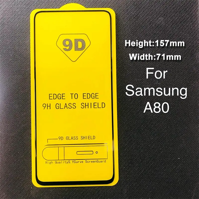 A80 9D защитный Стекло на samsung Galaxy A50 A40 A30 A20 A10 Экран протектор для samsung A70 A80 A90 A60 Стекло на M20 M10 M30 - Цвет: A80