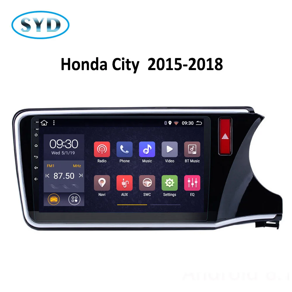 android car stereo for Honda City auto radio 2015 2016 2017 2018 DVD multimedia 2 32G 1 din GPS navigation autoradio atoto | Автомобили и