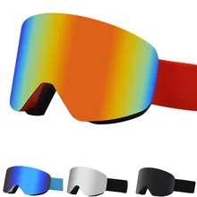 Новинка, лыжные очки, маска для сноуборда для взрослых, очки для катания на лыжах, защита от снега, лыжные очки, анти-туман, лыжная маска, лыжные очки