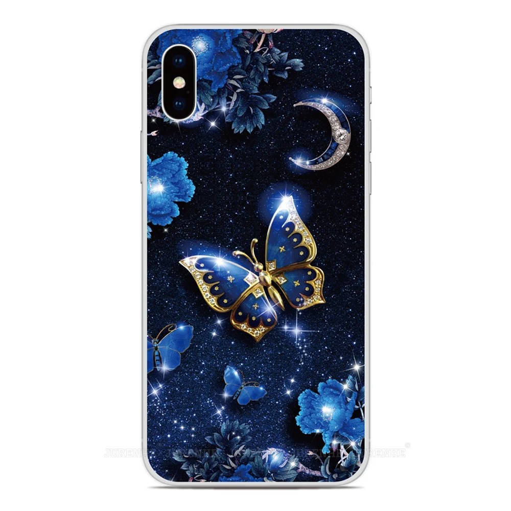 Мягкий силиконовый чехол из ТПУ с изображением Феи Бабочки для Wiko Y61 Y50 Y60 Y70 Y80 Lenny