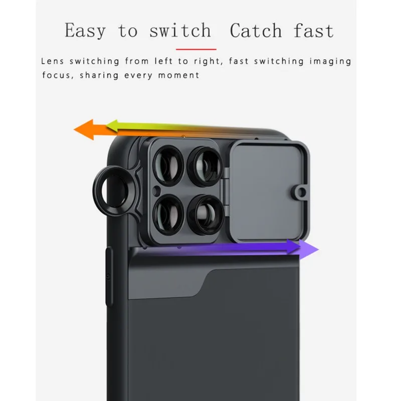 Для IPhone 11 PRO Max объектив для мобильного телефона широкоугольный Макросъемка эффект «рыбий глаз» портретный телеобъектив CPL фильтр объектива