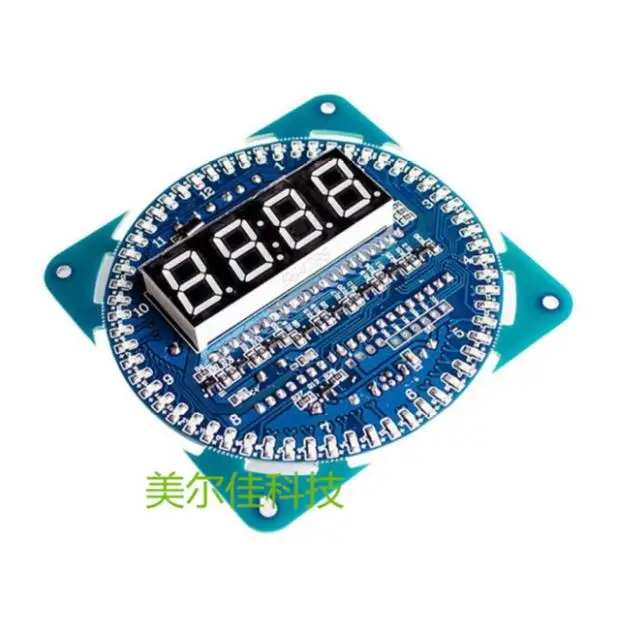 

Rotating LED display / creative electronic clock / DIY DS1302 clock / electronic watch / alarm clock / temperature display