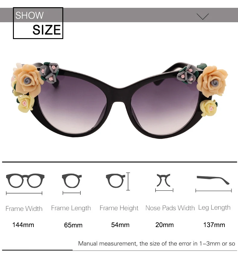 Charming Flower Fashion Cat Eye Sunglasses Women Oculos Vintage Cat Eyes Glasses Brand Designer Men Eyeglasses Shades UV400 O259 best sunglasses for women