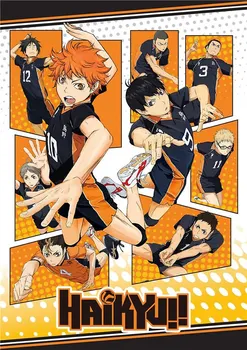 

Anime Haikyuu Poster Decor Wall Sticker Haikyuu Anime High School Volleyball Junior Wall Poster Photo Sticker Home Decor
