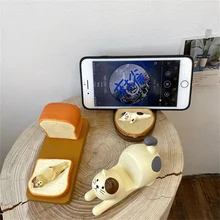 Cute Cat Phone Holder Desktop Cell Phone Holder Stand Height Angle Adjustable Phone Stand Support Most Mobile Phone or Tablet