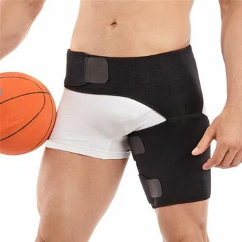 

Adjustable Groin Support Men Women Compression Sport Thigh Waist Wrap Strap Hip Stability Brace Protector