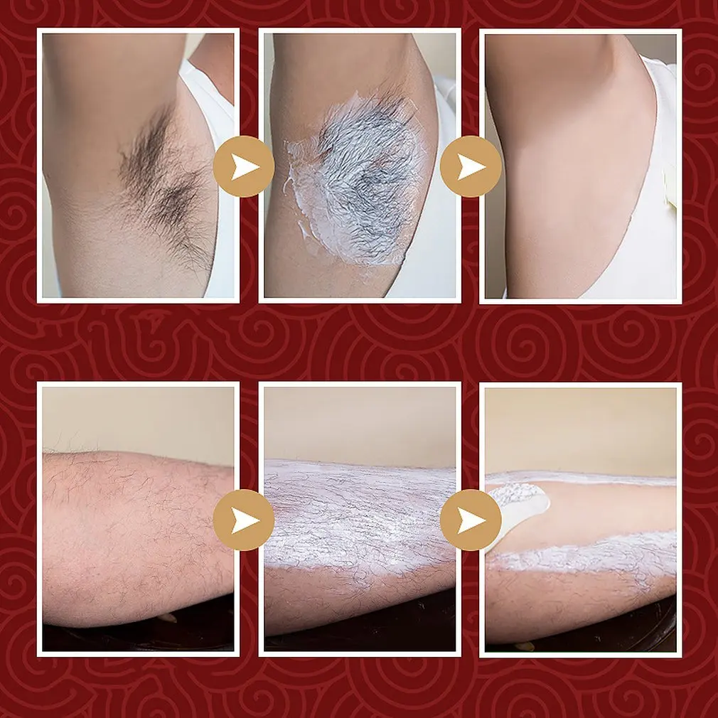 100G Smooth Painless Depilatory Cream Full Body Legs Armpit Depilation Cream Natural Hair Remover Foam 3