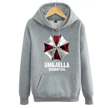 

High-Q Unisex Lovers Umbrella Hooded Hoodie Coat Pullovers Top