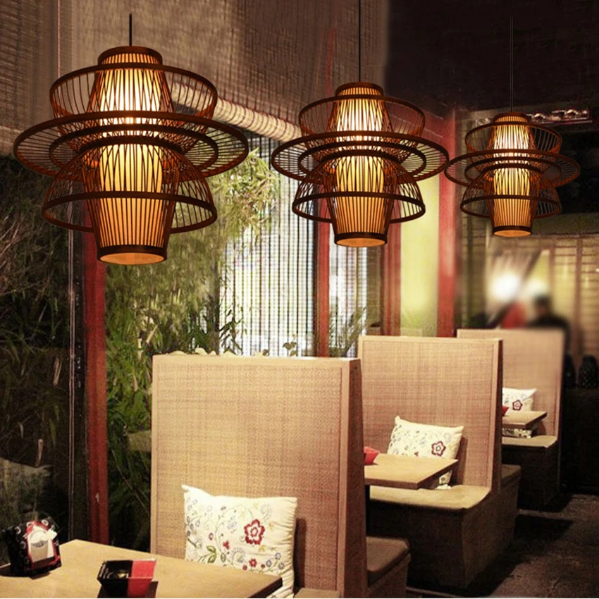 Скандинавские деревянные светодиодные подвесные светильники освещение лофта