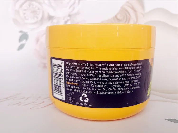 Original Shine N Jam Braiding Lock Conditioning Gel Hold 227g