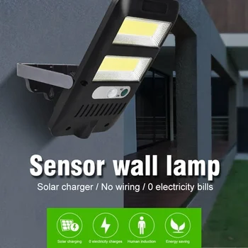 

36 SMD/COB Solar light Bulb Outdoor Garden Lamp Decoration PIR Motion Sensor Night Security Wall Lamp Lighting IP65 Waterproof