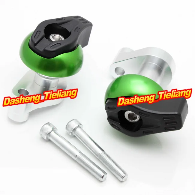 

For yamaha YZF R6 2006 2007 Frame Sliders Crash Pads Protector, Motorcycle Spare Parts Accessories, Green Color