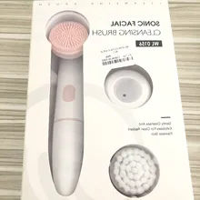 Cepillo eléctrico de silicona 2 en 1 para limpieza Facial, masajeador con vibración, Zona T, limpieza de eliminación profunda, exfoliante, acné, herramientas de cuidado de la piel