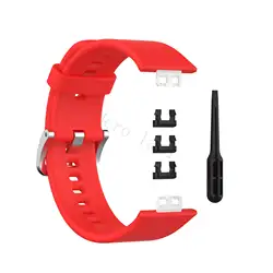 Sport Silicone Watch Band with Tool - Original Smartwatch Wrist Strap Belt Bracelet Printing Accessories for Only  the  strap (N)