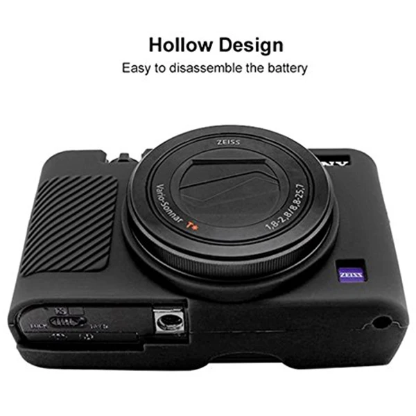 PULUZ мягкий силиконовый защитный чехол для sony RX100 III/IV/V(черный