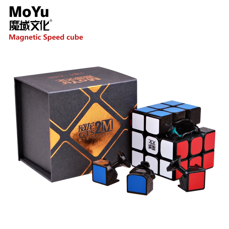 MOYU Weilong GTS 2 м Магнитный магический скоростной куб 3x3x3 Профессиональные магниты-головоломка Cubo magico развивающие игрушки GTS2M