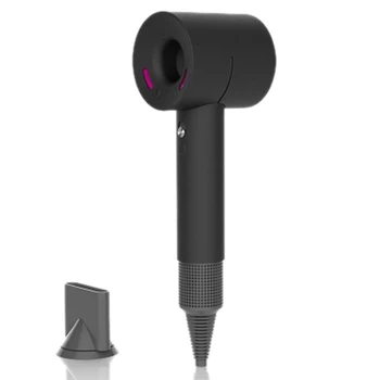 

！-Black Soft Silicone Protective Cover for Dyson Supersonic Hair Dryer,360 Full Protection Chargin Case for Dyson Blower Cove