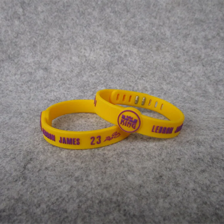Баскетбольная звезда Lakers 23 James Спортивный регулируемый браслет силиконовый браслет(мяч игра) Принадлежности для фанатов ювелирные изделия