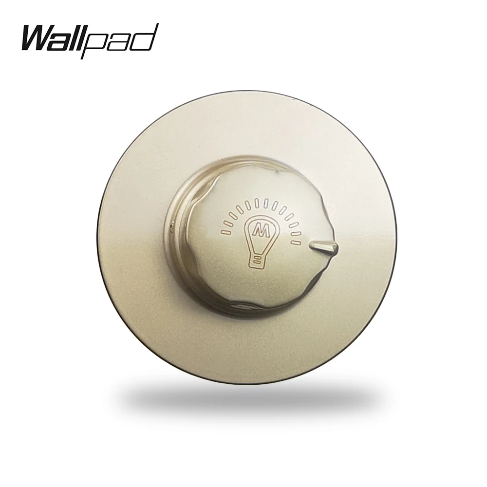Wallpad L6 модульный настенный диммер 500 Вт регулятор яркости вращается 5 цветов DIY