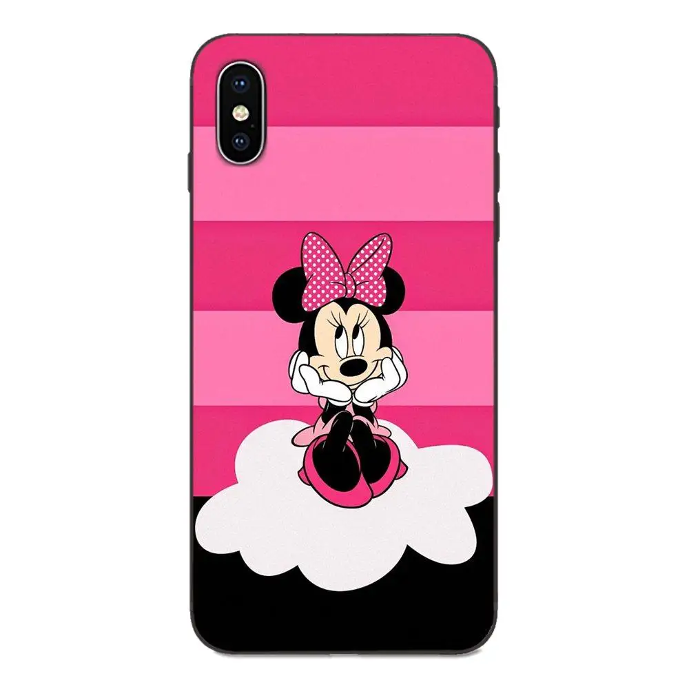 as picture Kawaii поцелуи Микки и Минни Маус Мышь для Galaxy A8 A9 звезды Примечание 4, 8 9 10 S3 S4 S5 S6 S7 S8 S9 S10 Edge Lite Plus Pro G313 - Цвет: as picture